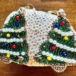 Handmade Caribbean Christmas Tree Earrings  Beaded Ornaments Island Vacat… Photo 0