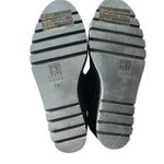 Eileen Fisher  Alpine Shearing Leather Lace-Up Wedge‎ Booties Women's 8.5 Black Photo 7