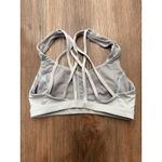 Lululemon  Strappy Back Sports Bra Light Support Gray Size 6 Photo 1