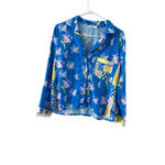 UGG  Blue Floral Seahorse Pajama Set Women's Size Small Photo 14