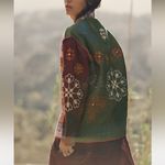 ZARA  Multicolored Bohemian Hippie Embroidered Long Sleeve Cotton Jacket Sz M Photo 1