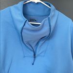 Eddie Bauer  Light Blue Quarter-Zip Sweatshirt Photo 2