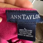 Ann Taylor Y2K Pink Embroidered Tank Top, Fairy, Coquette, Boho, Festival, Vintage,‎ Large Photo 3