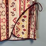 Free People Skirt Beige Aztec Pattern Cleo Printed Wrap Skirt Sz 12 NWT Photo 7