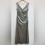 Revelry velvet sleeveless “Dawson” dress in pale sage green with silver sheen.20 Size undefined Photo 2