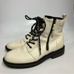 Bare traps Amysue white combat boots zip up women’s‎ size 7.5 punk casual Photo 0
