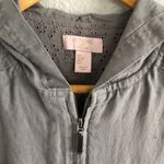 St. Tropez West Grey Linen Vest Photo 4