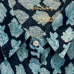 Lilly Pulitzer  Women's Sea View Linen Shirt Size S Low Tide Navy Any Fin… Photo 8