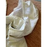 White Waterproof Parka Jacket Women M Lightweight Hood Gold Zip Snap Pockets White Size M Photo 4