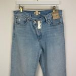 Madewell Low Slung Straight Jeans Sevilla Wash Blue Straight Slouchy US 27 NWT Photo 8