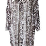 Tommy Bahama  Top XL Cover Up‎ Beach Pool Animal Print Lace Up Long Chic Sheer Photo 0