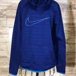 Nike dri fit stripped blue sweatshirt hoodie size small thicker material sports Photo 0