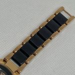 Anne Klein women quartz wrist watch black rose gold tone 32mm running Photo 4