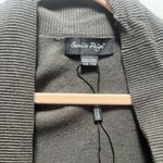 Charlie Paige  Women's Olive Cardigan Open Front with Rounded Hem Size Small Photo 1