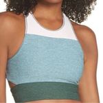 Outdoor Voices 🌸 slash back tri-tone crop top sports bra XS Photo 0