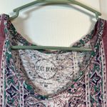 Lucky Brand  Bohemian Crew S/S Shirt Linen Blend Size Med EUC #0988-OAK Photo 3