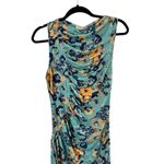 Ulla Johnson  Livia Floral Side Ruched Maxi Dress in Jade Photo 3