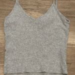 Brandy Melville  Gray Ribbed Cami Tank Top Photo 1