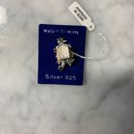 VTG German Sterling Silver Moving Parts Swinging Pendulum Cuckoo Clock Charm Photo 3
