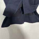 MM LaFleur The Krader Top Textured Ponte Navy Blue XS Minimalist Capsule Work Photo 5