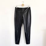 Athleta  All Over Gleam Faux Leather High Rise Black Leggings Size L Photo 2