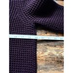 L.L.Bean A6 Women's Medium Purple Cotton Blend Cowl Neck Knit Sweater Photo 3