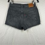 Levi's Levi’s‎ Premium Washed Black High Rise 501 Shorts Photo 4