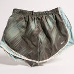 Nike  Dri-FIT Running Shorts‎ Women's L Gray Blue White Athletic Gym Photo 0