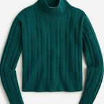 J.Crew  Ribbed mockneck sweater in Supersoft yarn M NWT Photo 1