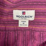 Woolrich Vintage  Dark Pink & Gold Stripe Casual Shirt Photo 5