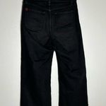BDG Urban Outfitters Black Wide Leg Raw Hem High Rise Cropped Jeans 28 Photo 1