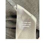 Rag and Bone  Black Textured Ribbed Fitted High Neck Long Sleeve Bodycon Mini Dress Photo 4