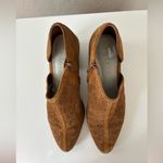1. State  Iddah Brown perforated suede Booties SZ 8.5 Photo 7