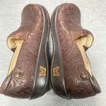 Alegria PG Lite KEL 433 Sz 40 Brown Embossed Leather Clogs Comfort Slip On Shoes Photo 13