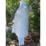 Forever 21 Sheer “Levi” Jacket Style Lightweight Light Blue Shacket Size Small Photo 6