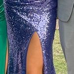 Sherri Hill Purple Prom Dress Photo 0
