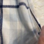 Eddie Bauer  Blue and Cream Checkered Shirt/Jacket have two front pockets Photo 7