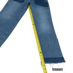 Boden Colorblock Raw Hem Straight Crop Jeans Artsy Picnic Summer Comfort 6L Blue Size undefined Photo 7