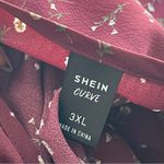 SheIn CURVE | Ditsy Floral Print Flounce Sleeve Ruffle Hem Dress Sz 3XL Photo 7