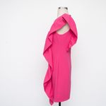 Aniye By | Ruffle Sheath Mini Dress Pink Size 8 Photo 4