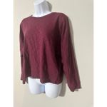 Lilla P Womens‎ Crewneck Dolman Long Sleeve Sangria Top Size M Red Size M Photo 1
