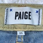Paige Skyline Ankle Peg Low Rise Blue Denim Jeans 25 Dark Wash Non-Distressed Photo 9