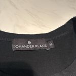 Pomander Place Long Sleeve Puff Sleeve Shirt Black Size XS Photo 2