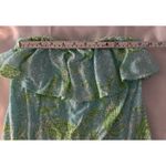 Lilly Pulitzer  Aqua Blue Green Wiley Ruffle Tube Top Size S Photo 2