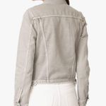 J Brand Slim Denim Distressed Jacket Pale Ash Grey Size XS Photo 2