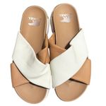 Sorel  Women’s Vibe Criss Cross Slide Sandals – Tan & Cream – Size 10.5 Photo 0