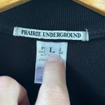 Prairie Underground Women's Black Long Sleeve Button Front Top Size L Size L Photo 5