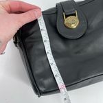 Stone Mountain Women's Sling Bag Shoulder Leather Vintage brass Hardware Black Black Photo 9