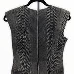 Kimberly Ovitz Snakeskin Embossed Leather Dress Photo 5