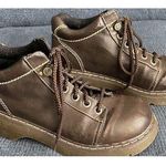 No Boundaries VTG Y2K  Shoes Women’s 10 “MEG” Chunky Brown Leather Hippie Boho Photo 0